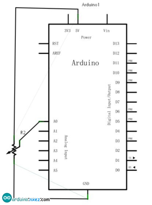 用 Arduino 读取电路模拟值-图片1