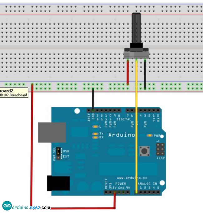 用 Arduino 读取电路模拟值-图片1