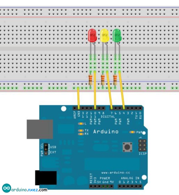 Arduino 交通灯设计实验-图片1